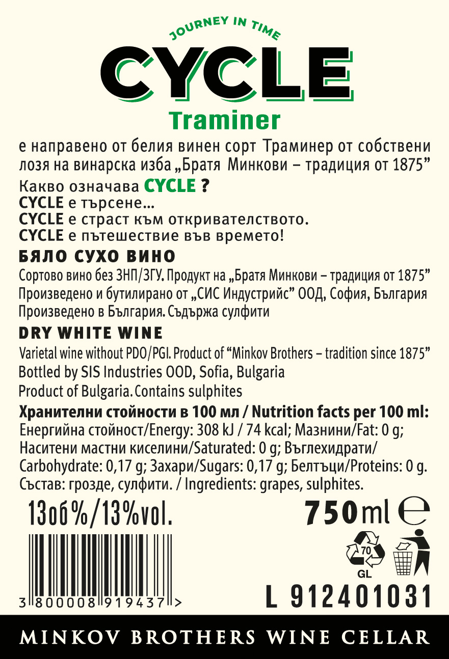 Cycle Traminer